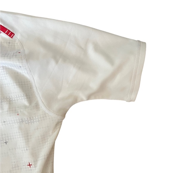 England Rugby Shirt 2018/2019 Canterbury Vapour Dri White Size Medium - Picture 6 of 11